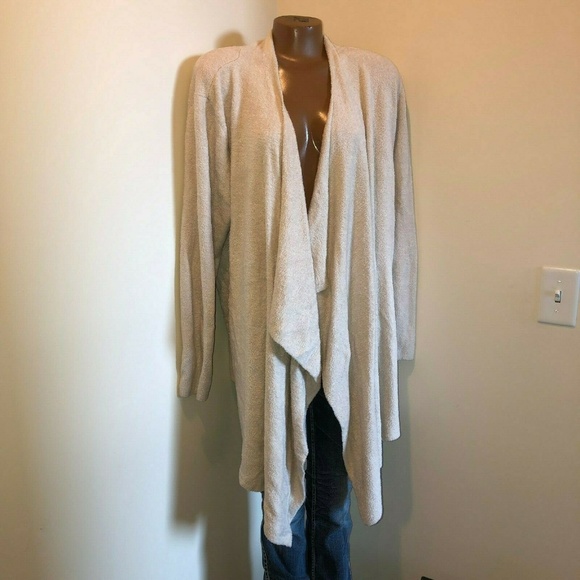 Barefoot Dreams Bamboo Chic Calypso Drape Cardigan - Picture 3 of 8